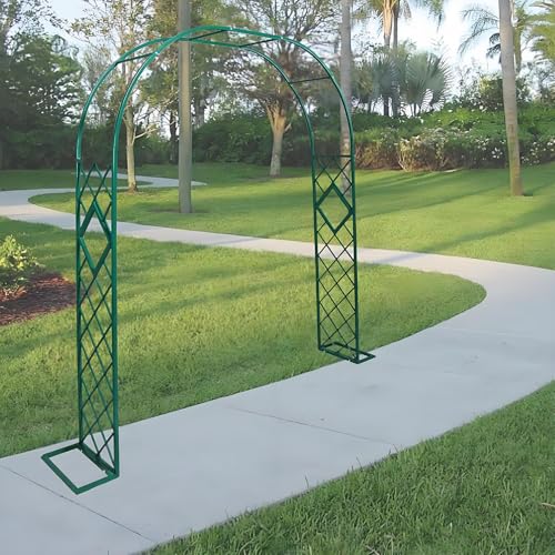 Gartenbogen Pergola Outdoor Rankhilfe für Kletterpflanzen Metall Gartenlaube für Gemüse und Blumen Hochzeit Zeremonie Dekoration Bronze Finish von Generisch