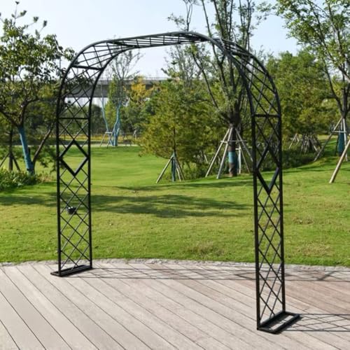 Gartenbogen Rankgitter für Kletterpflanzen, stabile Outdoor-Gartenlaube für Rasen-Hinterhof-Dekoration von Generisch
