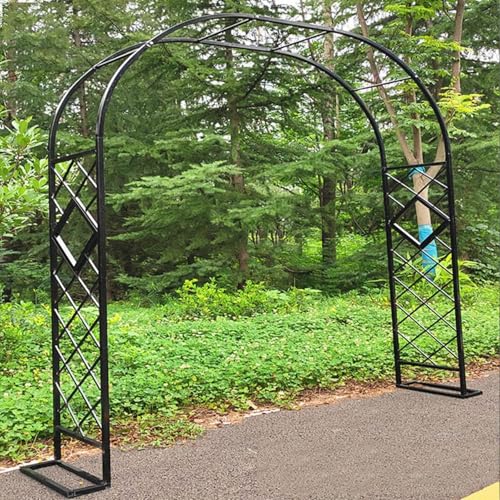 Gartenbogen Rankhilfe Metall Pergola Hohe Kletterstütze für Rosen Outdoor Garten und Terrasse Struktur Gartenbogen Rankhilfe Metall Pergola Hohe Kletterstütze für Rosen Outdoor Garten und Terrasse Struktur von Generisch