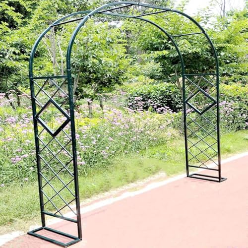 Gartenbogen Rankhilfe Metall Pergola Hohe Kletterstütze für Rosen Outdoor Garten und Terrasse Struktur Gartenbogen Rankhilfe Metall Pergola Hohe Kletterstütze für Rosen Outdoor Garten und Terrasse Struktur von Generisch