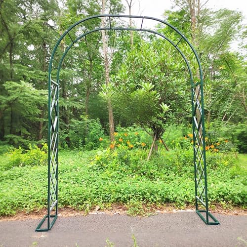 Gartenbogen Rankhilfe für Kletterpflanzen, stabile Outdoor-Gartenlaube für Reben und Rosen, robuster Stahl Hochzeitstorbogen Ständer für Zeremonie Dekoration Gartenbogen Rankhilfe für Kletterpflanzen, stabile Outdoor-Gartenlaube für Reben und Rosen, robuster Stahl Hochzeitstorbogen Ständer für Zeremonie Dekoration von Generisch