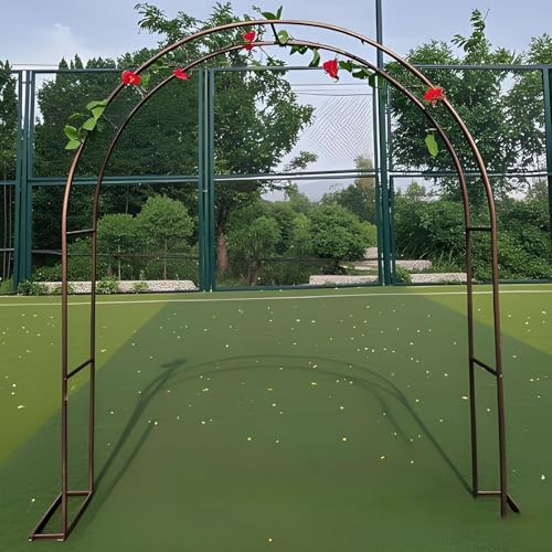 Gartenbogen aus Metall, stabile Pergola für Kletterpflanzen, höhenverstellbar von 2 m bis 3,5 m, Outdoor-Baldachin für Hochzeiten und Gärten, perfekt für Rankgitter und Dekoration Gartenbogen aus Metall, stabile Pergola für Kletterpflanzen, höhenverstellbar von 2 m bis 3,5 m, Outdoor-Baldachin für Hochzeiten und Gärten, perfekt für Rankgitter und Dekoration von Generisch