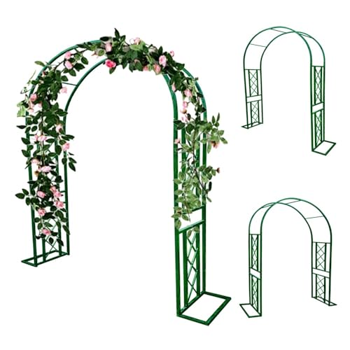 Gartenbogen aus Metall für Kletterpflanzen, stabile Outdoor-Dekoration, verstellbare Breite 140 x 340 cm, Höhe 229,9 cm, perfekt für Hochzeiten und Gartenveranstaltungen Gartenbogen aus Metall für Kletterpflanzen, stabile Outdoor-Dekoration, verstellbare Breite 140 x 340 cm, Höhe 229,9 cm, perfekt für Hochzeiten und Gartenveranstaltungen von Generisch