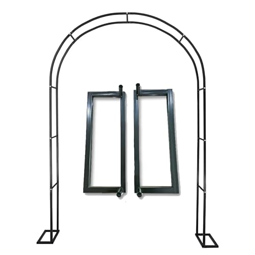 Gartenbogen aus Metall mit Sockel für Hochzeiten und Outdoor-Dekor – Hinterhof-Rasen-Pergola-Unterstützung Gartenbogen aus Metall mit Sockel für Hochzeiten und Outdoor-Dekor – Hinterhof-Rasen-Pergola-Unterstützung von Generisch