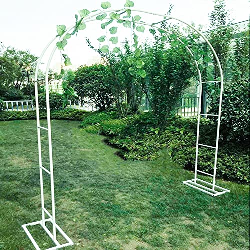 Gartenbogen für Hochzeit Metall Kletterpflanze Holz Pergola für Outdoor Rosenstützsäule Dekorative Gartenlaube in Schwarz/Weiß/Grün Gartenbogen für Hochzeit Metall Kletterpflanze Holz Pergola für Outdoor Rosenstützsäule Dekorative Gartenlaube in Schwarz/Weiß/Grün von Generisch