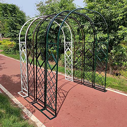 Gartenbogen für Hochzeiten – 2,5 m Metallrahmen Laube Spalier Outdoor/Indoor Dekoration, rostbeständiger Pflanzenständer für Brautparty & Gartenveranstaltungen Gartenbogen für Hochzeiten – 2,5 m Metallrahmen Laube Spalier Outdoor/Indoor Dekoration, rostbeständiger Pflanzenständer für Brautparty & Gartenveranstaltungen von Generisch