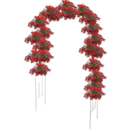 Gartenbogen für Kletterpflanzen - Rostfreies Metallspalier, stabile Pergola für Outdoor-Dekor und Hochzeitsfeiern Gartenbogen für Kletterpflanzen - Rostfreies Metallspalier, stabile Pergola für Outdoor-Dekor und Hochzeitsfeiern von Generisch