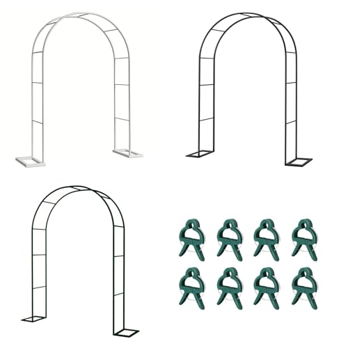 Gartenbogen für Kletterpflanzen wetterfest Metall Rankgitter für Rosen Reben & Bohnen 80x200cm Langlebig Rostschutz Design Dekorative Unterstützung für Gartenlandschaft Gartenbogen für Kletterpflanzen wetterfest Metall Rankgitter für Rosen Reben & Bohnen 80x200cm Langlebig Rostschutz Design Dekorative Unterstützung für Gartenlandschaft von Generisch