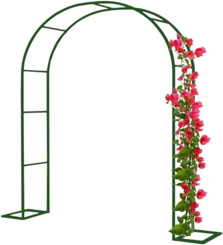 Gartenbogen – stabile Stahlkonstruktion für Ranken- und Blumenunterstützung – langlebiges Pflanzengitter für den Innen- und Außenbereich von Generisch