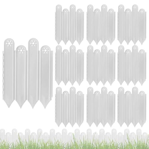 Gartenkanteneinfassung - Flexibles Rasenkantenset - Zier- Und Schutzzaun 10 Stück Für Garten Weg Blumenbeete Pflastersteine Rasen Terrasse Gartenkanteneinfassung - Flexibles Rasenkantenset - Zier- Und Schutzzaun 10 Stück Für Garten Weg Blumenbeete Pflastersteine Rasen Terrasse von Generisch