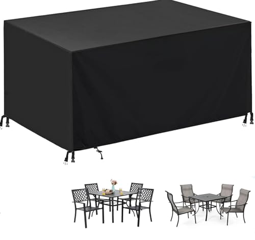 Gartenmöbel Abdeckung - Wasserdicht Oxford 420D Rechteckig 260x230x70cm Langlebig UV-beständig Terrassentisch & Stuhl Schutz Outdoor Möbel Staubschutz Gartenmöbel Abdeckung - Wasserdicht Oxford 420D Rechteckig 260x230x70cm Langlebig UV-beständig Terrassentisch & Stuhl Schutz Outdoor Möbel Staubschutz von Generisch