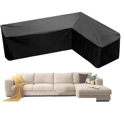 Gartenmöbel Abdeckung Winterfest L/V-Form,Wasserdicht Schutzhülle für Loungemöbel L-form,210D Oxford Staubdicht Abdeckplane für Gartenmöbel Ecksofa Outdoor(Size:L Shape:(Left Facing)222×286cm,Color:B Gartenmöbel Abdeckung Winterfest L/V-Form,Wasserdicht Schutzhülle für Loungemöbel L-form,210D Oxford Staubdicht Abdeckplane für Gartenmöbel Ecksofa Outdoor(Size:L Shape:(Left Facing)222×286cm,Color:B von Generisch