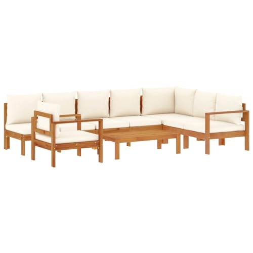 Gartenmöbel-Set 6-teilig mit Kissen aus massivem Akazienholz Gartenmöbel-Set 6-teilig mit Kissen aus massivem Akazienholz von Generisch