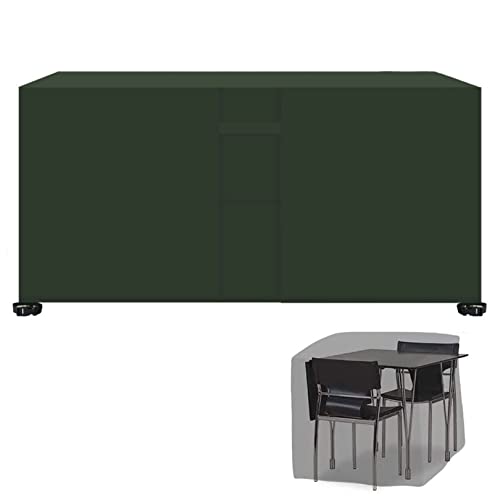 Gartenmöbelabdeckung, 260 x 135 x 82 cm, wasserdicht, UV-beständig, Dusoof strapazierfähig, grüne Terrassenabdeckung mit verstärkten Griffen für Sofa, Stuhl, Tisch, schützt Ihre Gartenmöbel vor Wind von Generisch