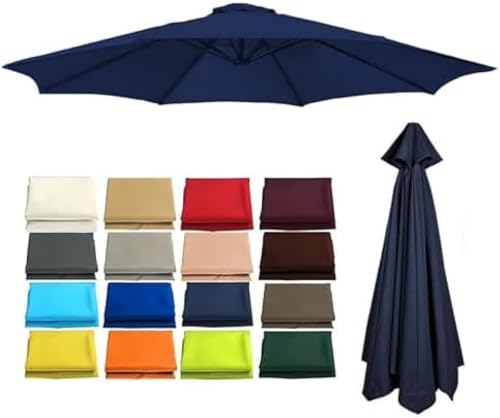 Gartenschirmüberdachung Abdeckung UV-Schutz Wasserdicht Waschbar Passend für 2 bis 3,5 m Sonnenschirm 6/8 Rippen Gartenschirmüberdachung Abdeckung UV-Schutz Wasserdicht Waschbar Passend für 2 bis 3,5 m Sonnenschirm 6/8 Rippen von Generisch