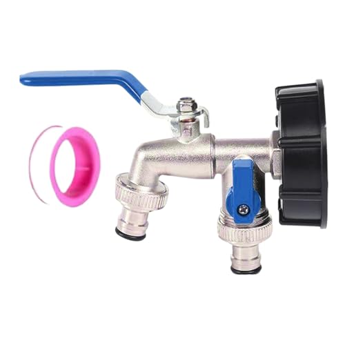 Gartenschlauch Verteiler,2-Wege Auslauf System Mit Wasserhahn Adapter | Wasserdichtes Bewässerungszubehör Für Außenbereich Rasen Gewächshaus Garten Camping Gartenschlauch Verteiler,2-Wege Auslauf System Mit Wasserhahn Adapter | Wasserdichtes Bewässerungszubehör Für Außenbereich Rasen Gewächshaus Garten Camping von Generisch