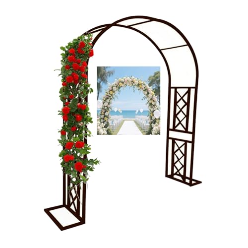 Gartenspalier Gartenspalier Rosenbogen Rosenbogen 320 280 140 180 260 340 220, Metall Pergola Torbogen mit Sockel, Outdoor-Hochzeitsdekoration, Kletterreben und Pflanzenbögen Gartenspalier Gartenspalier Rosenbogen Rosenbogen 320 280 140 180 260 340 220, Metall Pergola Torbogen mit Sockel, Outdoor-Hochzeitsdekoration, Kletterreben und Pflanzenbögen von Generisch