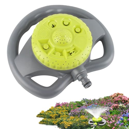 Gartensprenger | Grasbewässerungssprenger - Rotierender Sprinkler Für Gartenbewässerung Mit Reichweitenregulierung Für Rasen Außenbereich Terrasse Hinterhof Balkonblumen Pflanzen von Generisch
