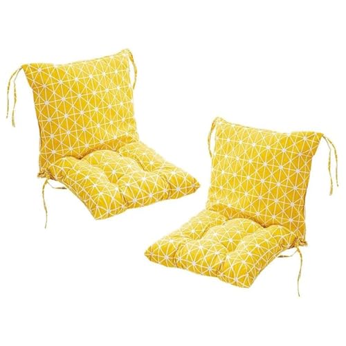 Gartenstuhlauflagen 2er Set mit Rückenstütze Hochlehner Auflagen für Indoor und Outdoor Gartenstuhlauflagen 2er Set mit Rückenstütze Hochlehner Auflagen für Indoor und Outdoor von Generisch