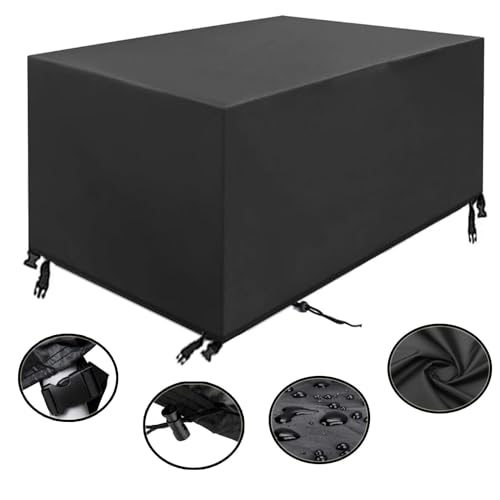 Gartentisch- und Stuhlabdeckung für den Außenbereich, strapazierfähig, wasserdicht, winddicht, Oxford-Gewebe für Terrassenmöbel Gartentisch- und Stuhlabdeckung für den Außenbereich, strapazierfähig, wasserdicht, winddicht, Oxford-Gewebe für Terrassenmöbel von Generisch