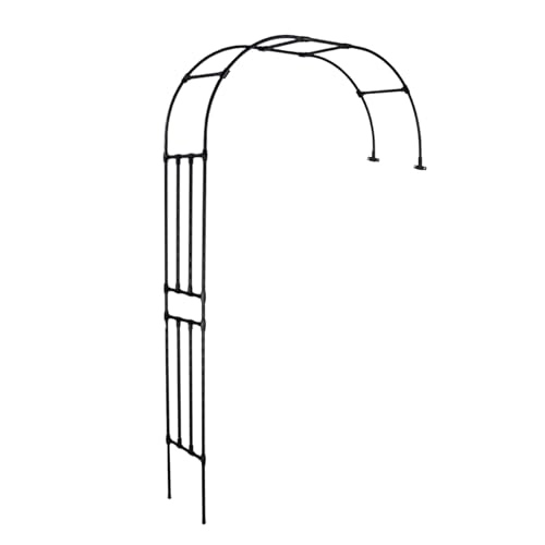 Gartenwandbögen 240-300cm Metall Gartenlaube Halbbogen Stahl Pergola Rankgitter Indoor/Outdoor Hochzeitsbogen Spiraldesign Perfekt für Pflanzen und Dekor Gartenwandbögen 240-300cm Metall Gartenlaube Halbbogen Stahl Pergola Rankgitter Indoor/Outdoor Hochzeitsbogen Spiraldesign Perfekt für Pflanzen und Dekor von Generisch