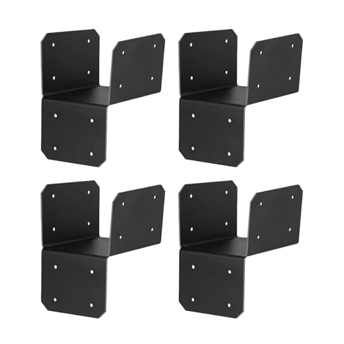 Gazebo Brackets Set, Roof Joint Connector, Heavy Duty Steel Post, 4 Piece Frame Support for Building Barn Deck Terrace Shed Garden Yard Outdoor Safety Structures, Small, Large Gazebo Brackets Set, Roof Joint Connector, Heavy Duty Steel Post, 4 Piece Frame Support for Building Barn Deck Terrace Shed Garden Yard Outdoor Safety Structures, Small, Large von Generisch