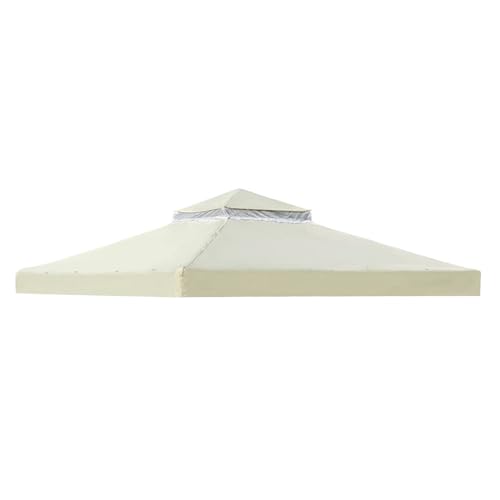 Gazebo Top Replacement, Gazebo Replacement Canopy Top Cover, Waterproof Double-Layer Shade Roof, UV-Resistant Shelter for Outdoor Garden Patio, Fits Standard 10x10Ft Frame Gazebo Top Replacement, Gazebo Replacement Canopy Top Cover, Waterproof Double-Layer Shade Roof, UV-Resistant Shelter for Outdoor Garden Patio, Fits Standard 10x10Ft Frame von Generisch