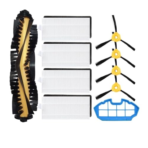 GeRnie Filter Hauptseitenbürstenabdeckung Primärfilter Lenkrolle for Staubsauger-Ersatzteile(Set 3) von Generisch