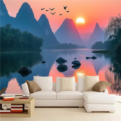 Gebirge Art Fototapete Premium Leinwandstoff Fluss Hochauflösender Digitaldruck 430 x 300 cm Vlies Tapeten Moderne Wandtapete Wohnzimmer Schlafzimmer Gebirge Art Fototapete Premium Leinwandstoff Fluss Hochauflösender Digitaldruck 430 x 300 cm Vlies Tapeten Moderne Wandtapete Wohnzimmer Schlafzimmer von Generisch