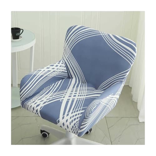 Gebogener Stuhlhussen Barhocker mit Armlehne 4/2 Stück, Stretch Stuhlhussen für Barhocker, Abwaschbar Hussen für Barhocker Waschbar Schonbezug Stuhl Hochlehner mit Elastischem Boden,P,2PC von Generisch
