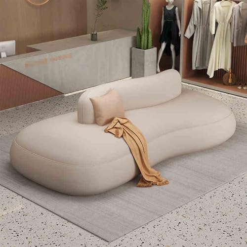 Gebogenes Sofa, Eckcouch, modernes Doppel-Chaisel, übergroßes Design für Wohnzimmer und Wohnung von Generisch
