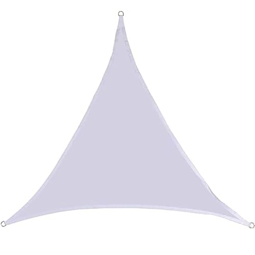 Gebogenes Sonnensegel, 5 x 5 x 5 m, strapazierfähig, 185 g/m², für den Außenbereich, Terrasse, Garten, Sandkasten, Durchlässiges Dreieckstuch von Generisch