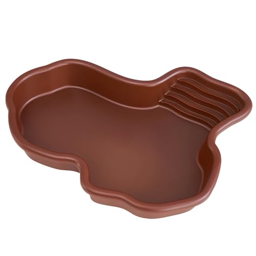 Gecko Futternapf Unregelmäßige Freiform Design Kunststoff Schlange Wasserschale Extra Große Reptilien Wasserschale Reptilien Bad Pool für Schildkröten Gecko Futternapf Unregelmäßige Freiform Design Kunststoff Schlange Wasserschale Extra Große Reptilien Wasserschale Reptilien Bad Pool für Schildkröten von Generisch