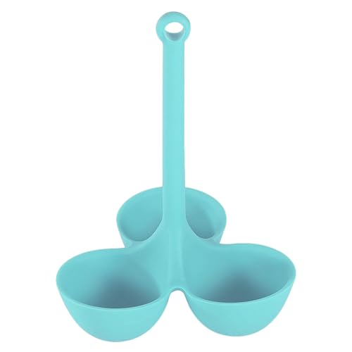 Gekochtes Eierhalter - Hitzesicheres Silikondampferschale | 3 Gitter -Eierkocher | Wiederverwendbares Küchenfutterwerkzeug | Einfache Saubere Eierdampfer Für Das Frühstücksmahlzeit Vorbereiten Zum von Generisch