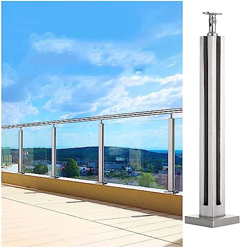 Geländer-Set aus Edelstahl und Glas für Balkone und Pools – quadratisches/rundes Il-System 85 cm, silberfarbenes Finish und stilvolle Sicherheitslösung Geländer-Set aus Edelstahl und Glas für Balkone und Pools – quadratisches/rundes Il-System 85 cm, silberfarbenes Finish und stilvolle Sicherheitslösung von Generisch
