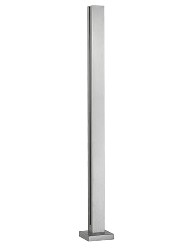 Geländerpfosten aus Edelstahl 304 – 85 cm für den Innen- und Außenbereich, Balkone, Terrassen, Pools und Veranden – 1 Einheit mit Doppelschlitz-Design von Generisch