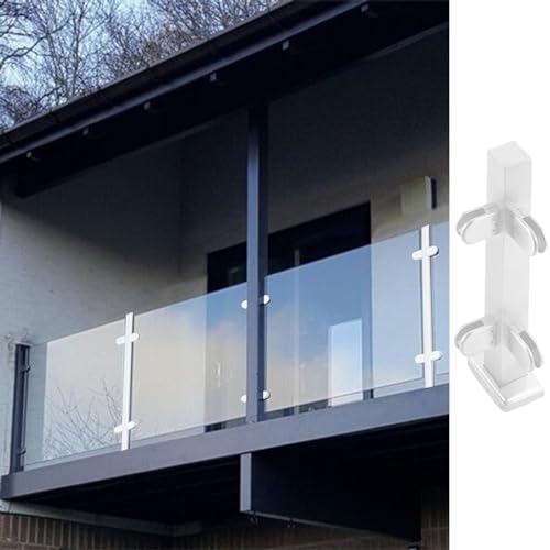 Geländerpfostensystem aus Glas für Dachboden, Terrasse und Treppen – langlebiger Edelstahl-Baluster-Anschluss für sichere Handlaufmontage Geländerpfostensystem aus Glas für Dachboden, Terrasse und Treppen – langlebiger Edelstahl-Baluster-Anschluss für sichere Handlaufmontage von Generisch