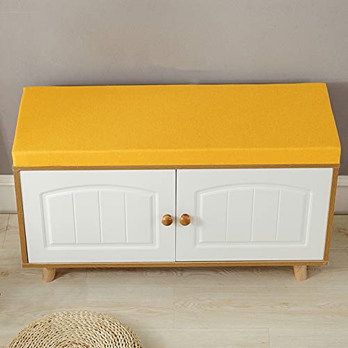 Gelb 70x40x5cm Bankkissen 5cm dick für Indoor/Outdoor Möbel Eingangsbank Gartensitz Esszimmer Sofa Bequeme und stilvolle Auflage von Generisch