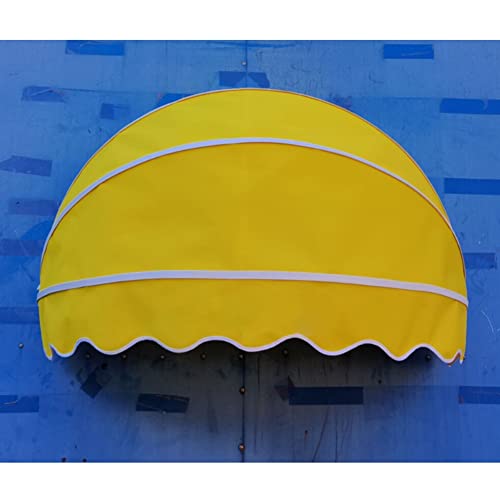 Gelb Wasserdicht Faltmarkise Outdoor Sonnenschutz & Terrasse Fenster Tür UV-Schutz mit Montagezubehör 100cm Gelb Wasserdicht Faltmarkise Outdoor Sonnenschutz & Terrasse Fenster Tür UV-Schutz mit Montagezubehör 100cm von Generisch