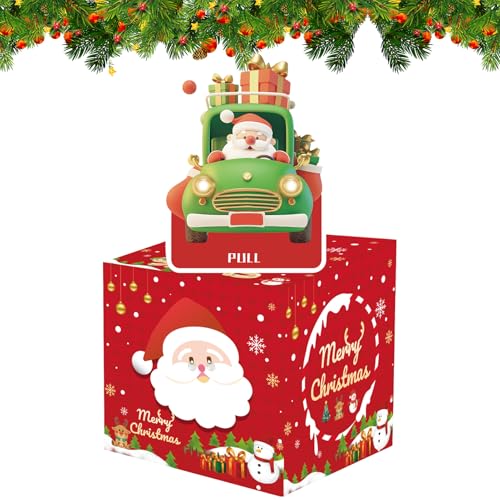 Geldkassette mit Extraktion, Geldbehälter für Weihnachten mit 50 transparenten Beuteln | für Partys für die ganze Familie Freunde von Generisch