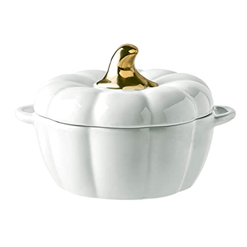 Generic Keramik-Kürbis-Auflaufform mit Deckel – orangefarbener Emaille-Schmortopf, Suppentopf – leicht zu reinigen – Geschenke für Eltern – Kürbis-Topf, 0,27 l Generic Keramik-Kürbis-Auflaufform mit Deckel – orangefarbener Emaille-Schmortopf, Suppentopf – leicht zu reinigen – Geschenke für Eltern – Kürbis-Topf, 0,27 l von Generisch