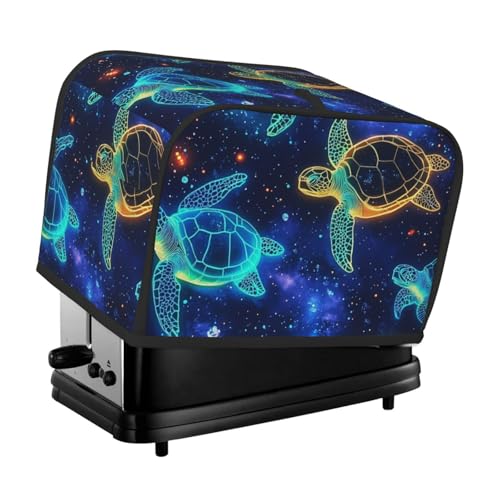 Generic Neon Sea Turtle Print 2 Slice Toaster Cover, Dustproof Kitchen Machine Covers Fits Most Standard Toaster, Bread Maker Protector Generic Neon Sea Turtle Print 2 Slice Toaster Cover, Dustproof Kitchen Machine Covers Fits Most Standard Toaster, Bread Maker Protector von Generisch