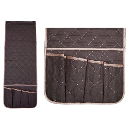 Generico Fernbezeichnung des Sofas | neigbare Armlehne mit 5 einzelnen Taschen – Fernbedienung für Sofa in Bordeauxfarben, für Liegestuhl von Generisch