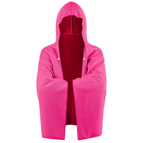 Generico Handtuch mit Kapuze | Handtücher mit Kapuze für Erwachsene – 140 x 60 cm – schnell trocknend, UV-Schutz – Absorption kühlende Decke für Spa Pool Fitnessstudio Boot Kreuzfahrt Urlaub Generico Handtuch mit Kapuze | Handtücher mit Kapuze für Erwachsene – 140 x 60 cm – schnell trocknend, UV-Schutz – Absorption kühlende Decke für Spa Pool Fitnessstudio Boot Kreuzfahrt Urlaub von Generisch