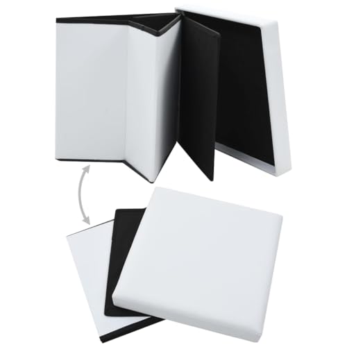 Generico Kangqiling 247082 Klapphocker mit Aufbewahrungsbox aus Kunstleder Generico Kangqiling 247082 Klapphocker mit Aufbewahrungsbox aus Kunstleder von Generisch