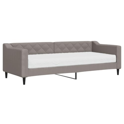 Generico Kangqiling 3197406 Schlafsofa mit Matratze, Taupe, 80 x 200 cm aus Stoff, Taupe von Generisch