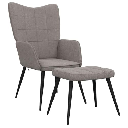 Generico Kangqiling 327961 Relaxsessel mit Hocker Taupe aus Stoff, taupe, 327961 Generico Kangqiling 327961 Relaxsessel mit Hocker Taupe aus Stoff, taupe, 327961 von Generisch