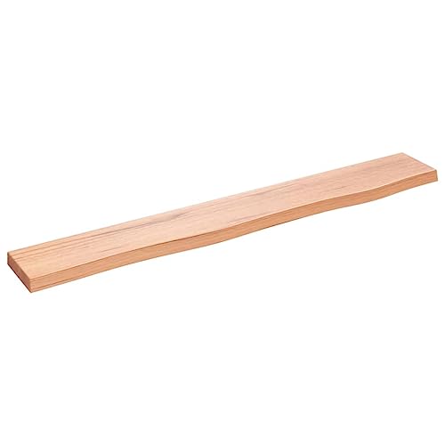 Generico Kangqiling 363656 Wandregal hellbraun 80 x 10 x 2 cm massiv Eiche behandelt, Braun, 363656 Generico Kangqiling 363656 Wandregal hellbraun 80 x 10 x 2 cm massiv Eiche behandelt, Braun, 363656 von Generisch