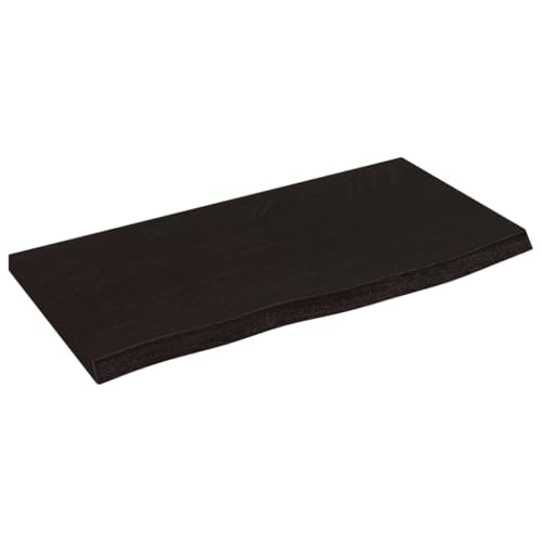 Generico Kangqiling 363764 Wandregal Dunkelbraun 60 x 30 x 2 cm Massiv Eiche behandelt Braun Generico Kangqiling 363764 Wandregal Dunkelbraun 60 x 30 x 2 cm Massiv Eiche behandelt Braun von Generisch