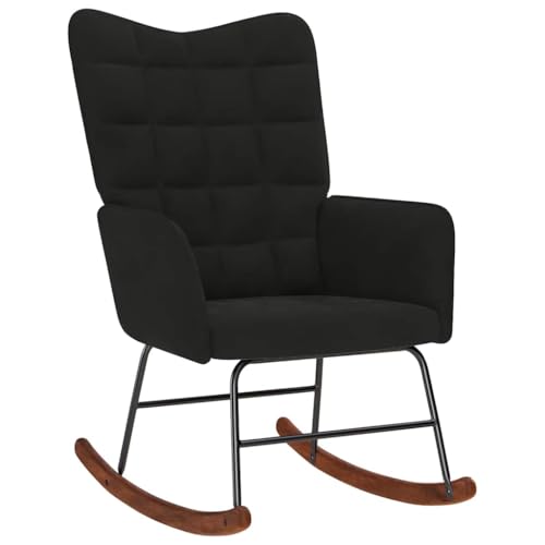Generico Kangqiling 4016838 Schaukelstuhl schwarz Samt schwarz Generico Kangqiling 4016838 Schaukelstuhl schwarz Samt schwarz von Generisch